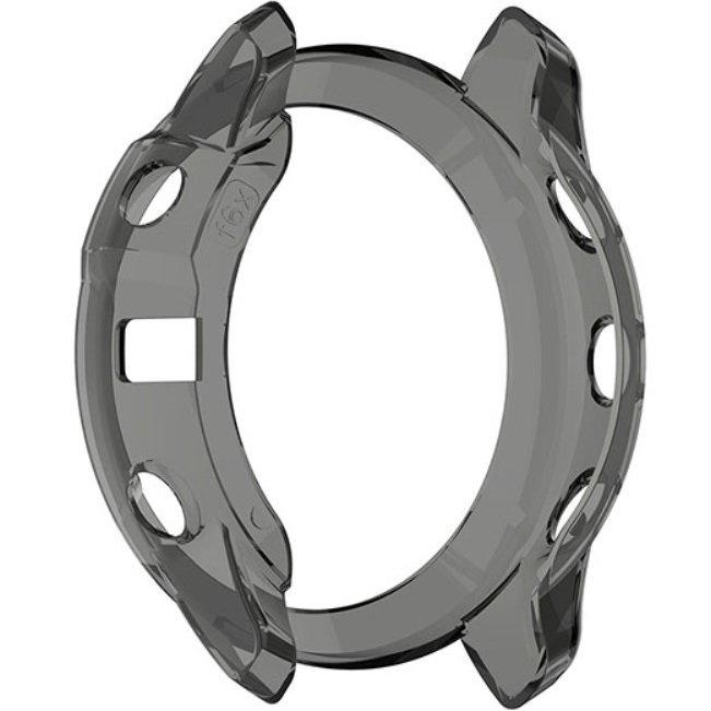 Silicone Case for Garmin Fenix 6X/6X Pro, Transparent Black