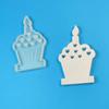 Heart Cake Candlestick Resins Moulds Cake Candle Holder Silicone Molds DIY Castings Moulds for Table Home Decorations