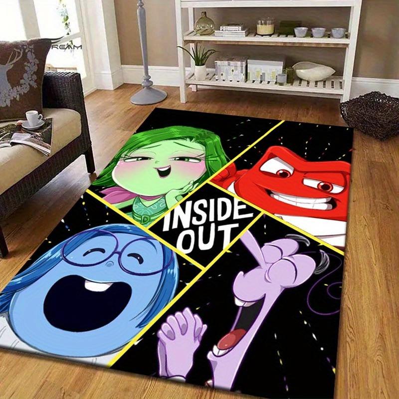 

1pc Inside Out Pattern Area Rug Soft Flannel Floor Mat for Living Room, edroom, Kitchen, Sofa Coffee Table Floor Mat, Machine Washable 60cm by 90cm