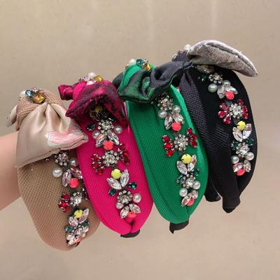 Autumn Winter Big Bow Headband Corss Knot Hairbands Hair Hoop Fashion Ladies Black Hair Bands For Girl Hair Accessories