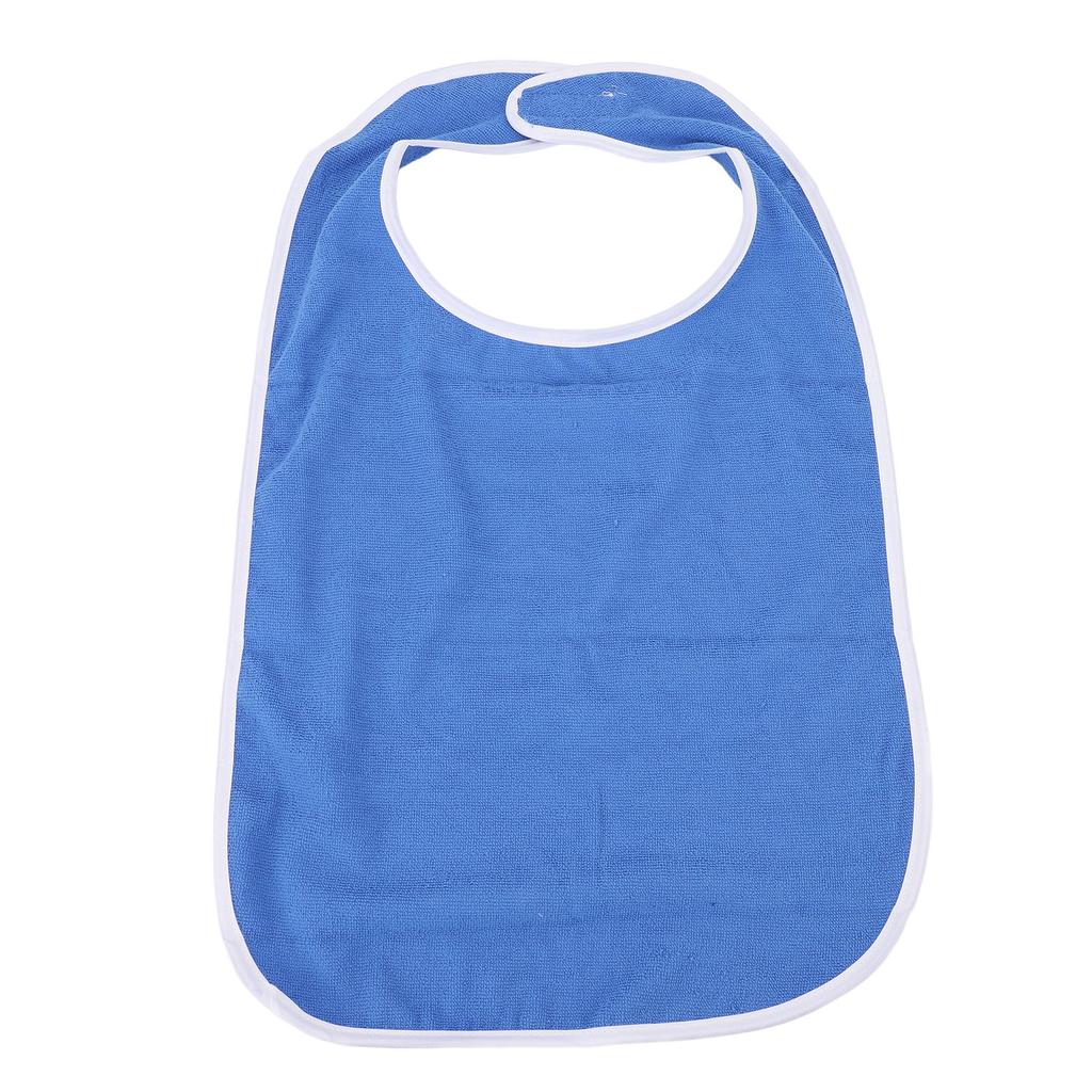 Adult Bib   Hook and   Machine Washable Senior Dining Clothing Protector for Eating Nursing Homes