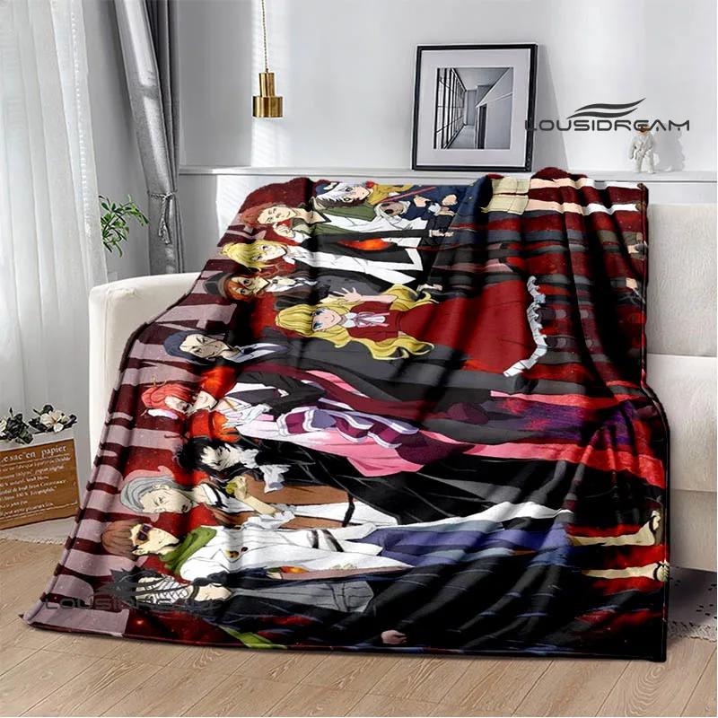 Cartoon bungou stray dogs printed blankets Picnic blanket Warm Flannel blankets Home bed linings blankets for beds Birthday Gift