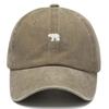Eisbär Baumwolle Baseballkappe Für Unisex Damen Tierstickerei Unisex Weiche Gorra Casquette Vintage Trucker Papa Hüte