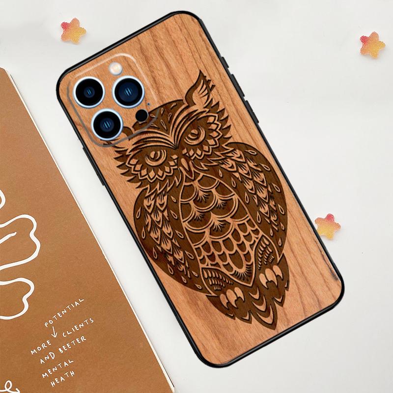 Turtle Elephant Dragon Wood Phone Case For iPhone 17 Pro Max 14 13 12 11 15 16 Pro Max mini 16 Plus 16e 17 Air Funda
