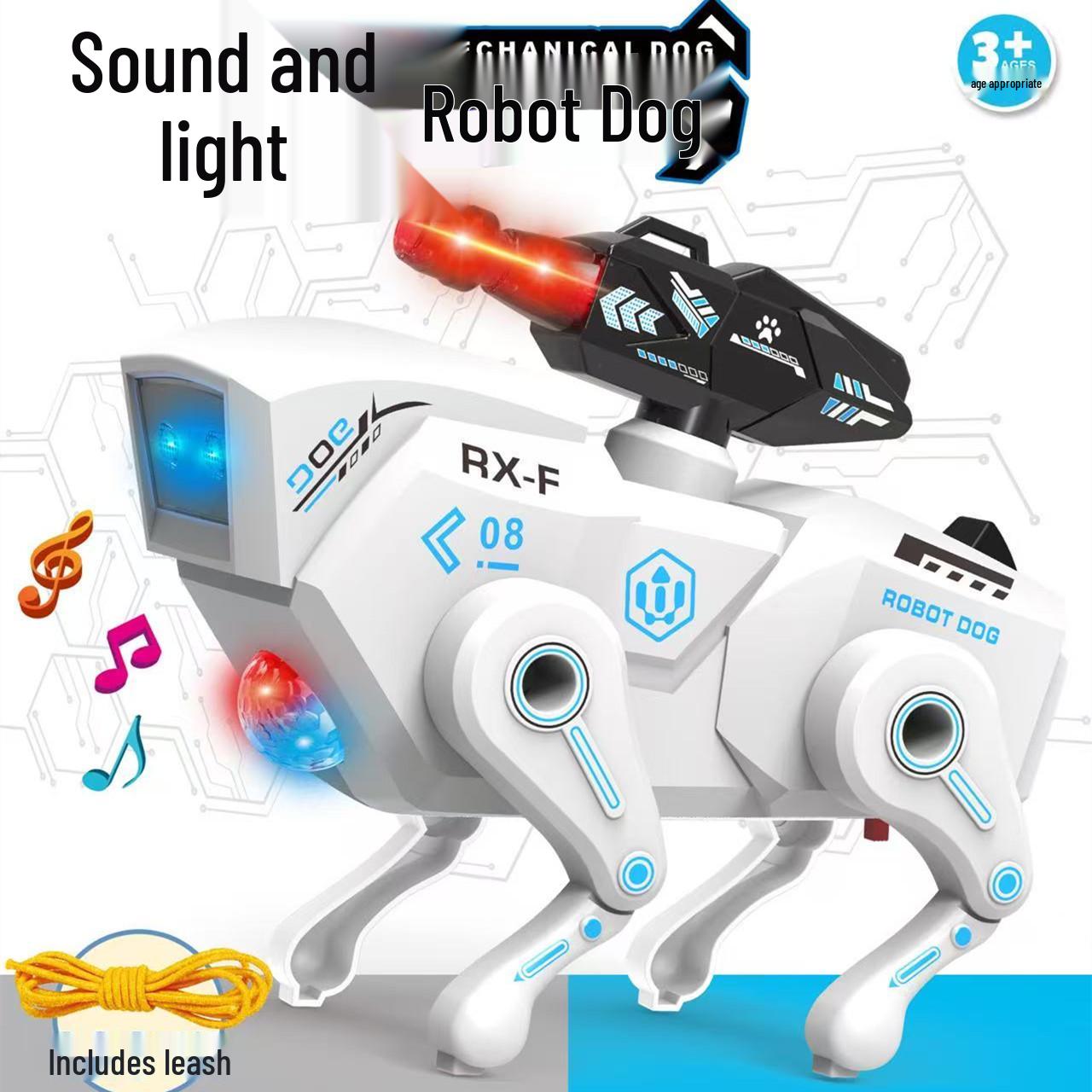 Interactive Electric Robot Dog Toy with Lights and Music Guangdong