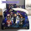 Custom Name Time Adventures Bedding,Quilt Set Quilt Cover Pillowcase Home Birthday Gift (1 * duvet cover + 2 * pillowcase, without core)