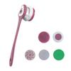 Rechargeable Electric Body Shower Brush - 5 rotating shower brush heads for deep cleansing and exfoliation