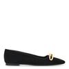 Ballerina Shoes Bow Detailing Black