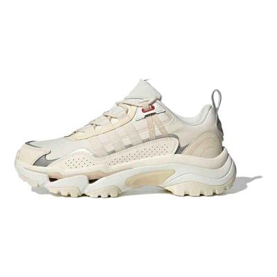 Citywalk Comfortable Versatile PU Fabric Synthetic Leather Shock Absorbing Non-Slip Low-Top Running Shoes Unisex Running Shoes Off-White JR8335