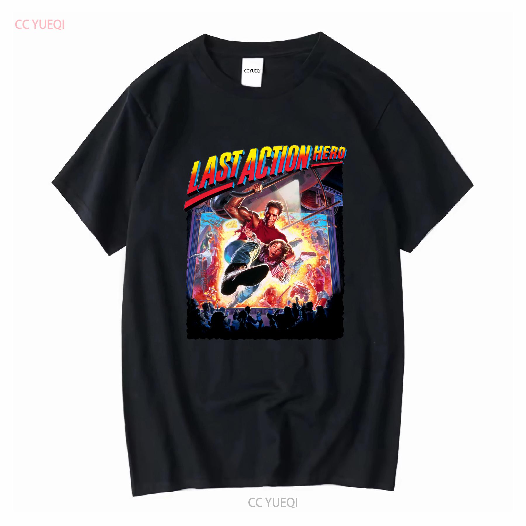 

Last Action Hero V1 movie T shirt 8 colors sizes S 5XL vintage look soft cotton long or short sleeves vintage Washed streetwear 4XL