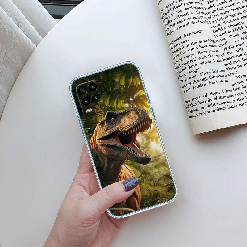 Dinosaur Transparent Phone Case for Motorola Moto E22I E22S E22 E32 E40 E7 E7I G Plus Power Play Stylus G22 G14