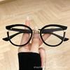 New light luxury anti-blue glasses, classic workplace commuting, daily plain and versatile flat glasses