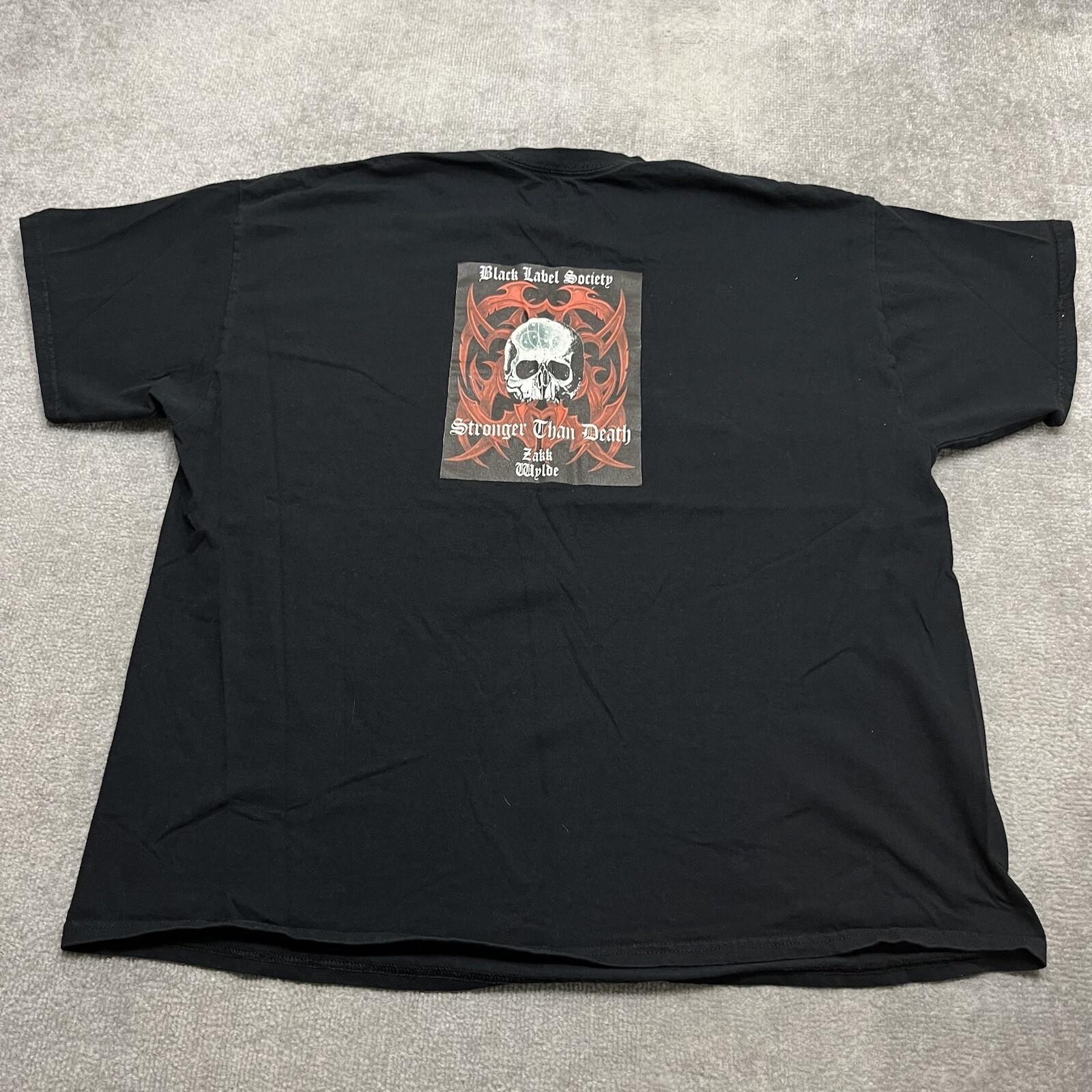 Black Label Society Shirt Men 2XL Stronger Than Death Black Rock Band Music S