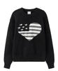 OPENYARD(OY) Tricot Cœur Américain - Noir