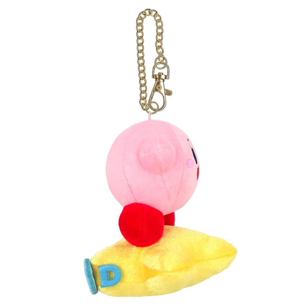 Sanei Boeki Kirby's Air Rider Mascot Kirby & Warp Star (Mascot) W11.5×D11.5×H13cm Plush Toy