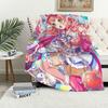 b-BanG Dream Girls Band Party Uehara himari Flannel warm soft plush blanket sofa living room hogar bedroom travel gift home