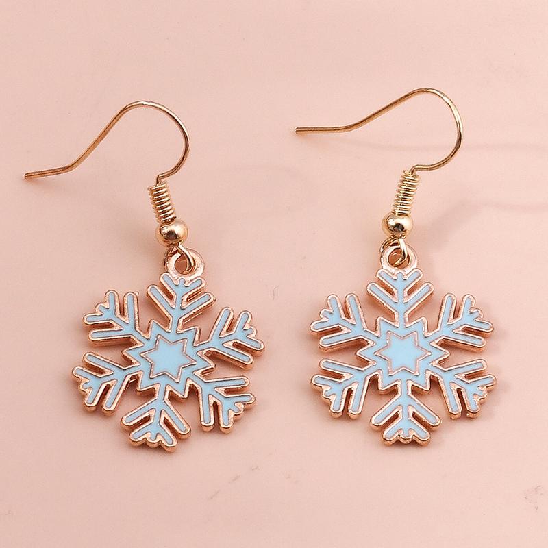 New Fashion Mix Styles Merry Christmas Drop Earrings for Women Christmas Tree Deer Santa Dangle Earrings New  Jewelry Gifts