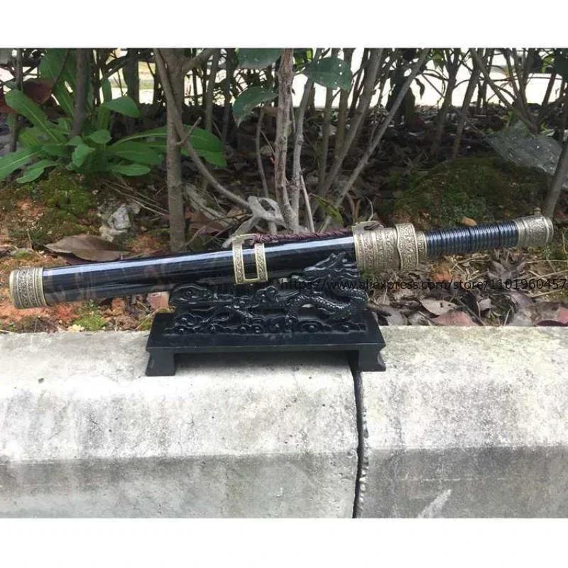 Chinese Dragon Shaped Sword Holder Japanese Metal Samurai Sword Katana Bracket Display Stand Anime Knife Rest Cartoon