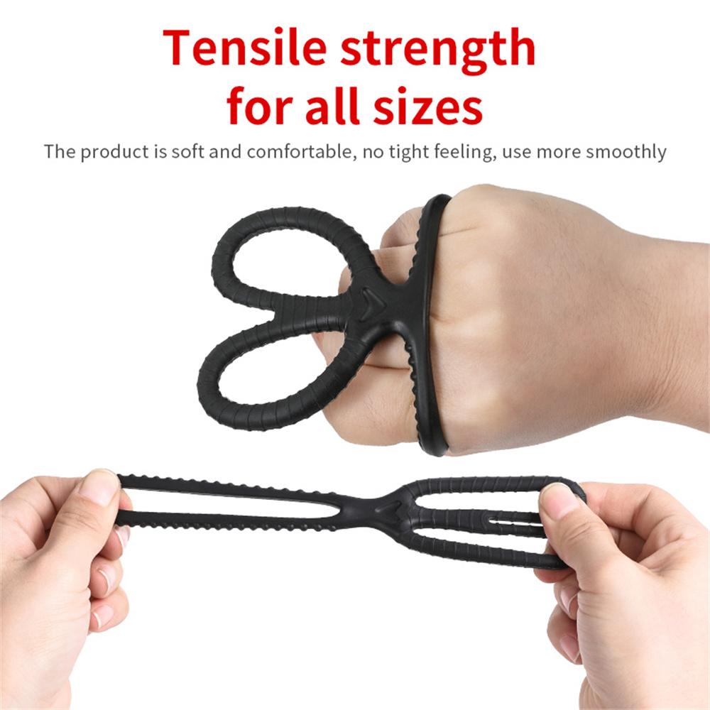 SM Penis Sleeve Cock Rings Silicone Ball Stretcher TPE Penis Ring for Men Sex Toys Reusable Delay Ejaculation Semen Lock Rings