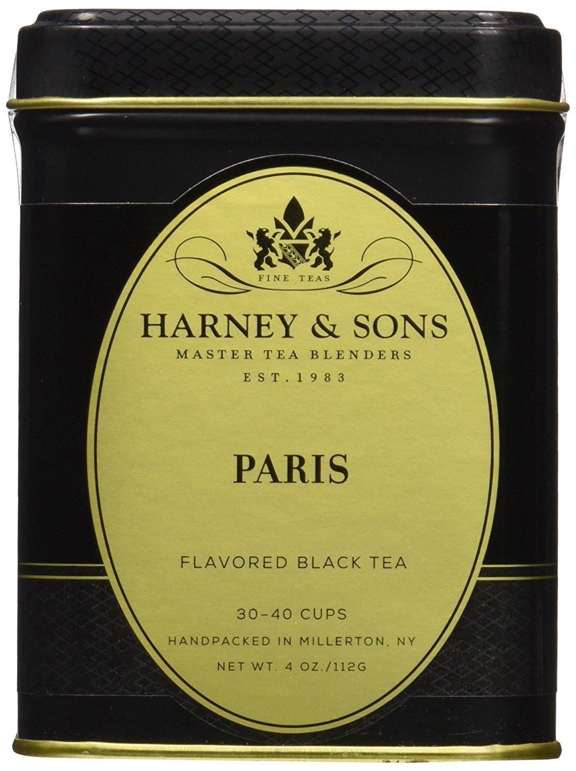 

Harney Black Paris 4 & Sons, Чай, Ароматизатор, унция.