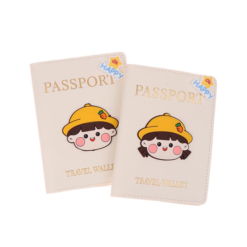 Reise PU Lær Reise Pass Beskyttelsesdeksel Passveske Holder for Forretningsbillett Passholder Etui Reisetilbehør