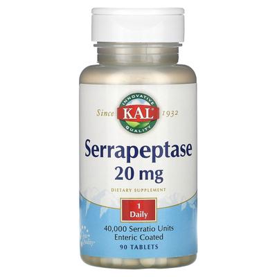 Serrapeptase, 20Mg, 90 Tablets