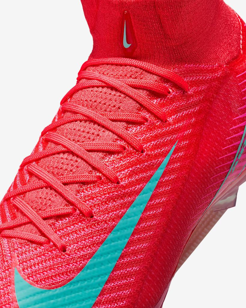 FQ1454-800 Nike Mercurial Superfly 10 Elite Ember Glow Aurora Green (Men's)