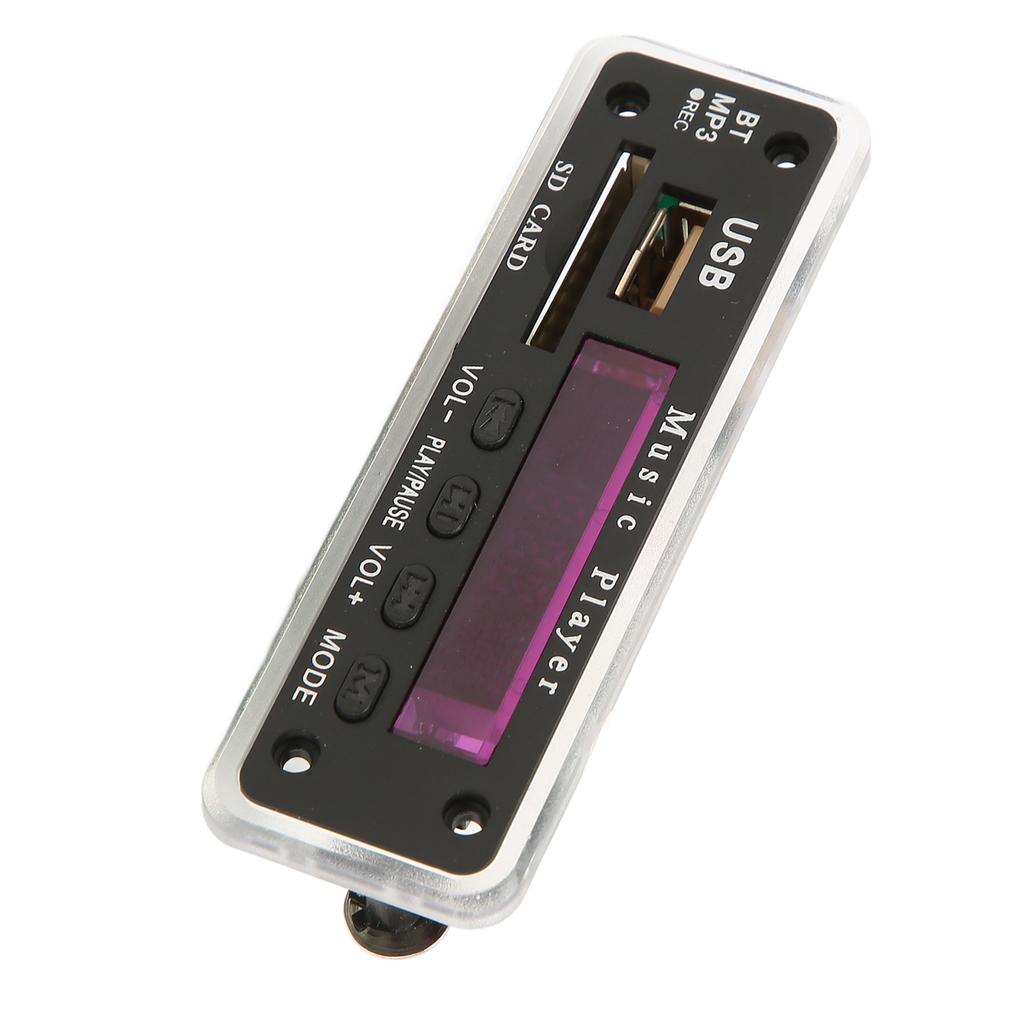 12V   5.0 Decoding Board Support   Card USB FM     Recording Call Back MP3 Decoding Board Module