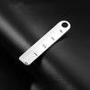 Portable Stainless Steel Mini Ruler with Keychain - Measuring Tool for Office and School Supplies