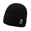 Cappello da uomo in pile lavorato a maglia, cappello in lana ciniglia con protezione per le orecchie, cappello da ciclismo invernale da esterno per giovani uomini, cappello termico