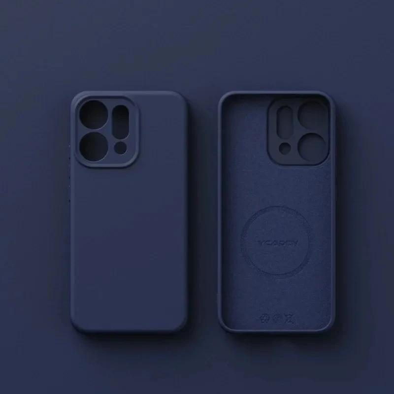 Per Custodia in Silicone Liquido Per Oneplus 1 Pelle Morbida Liscia Magnetica Ricarica Wireless Cover Paraurti Per Oneplus 1 1+1