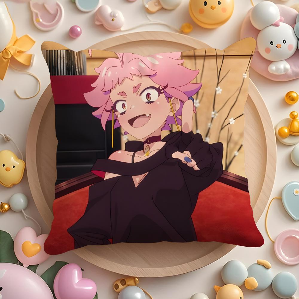 M-Mayonaka animePunch Cushion Cover Home & Car Multi-Scene Pillow Cover - Reversible, Soft & Durable for Daily Use