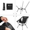 MOON LENCE Outdoor Mesh More 150kg Weight Ground with Storage Bag CH-21HX Chair, High/Low 2-Way, Seat, Stable, Lightweight, Foldable, Compact,