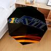Jazz Basketball Team Umbrella Folding Umbrella, Automatic Umbrella 8-Frame for Travel, Camping Use Gift for Halloween Christmas