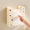 Plastic Magnetic Tissue Storage Box Punch-free Paper Towel Holder Napkin Storage Box  Bathroom