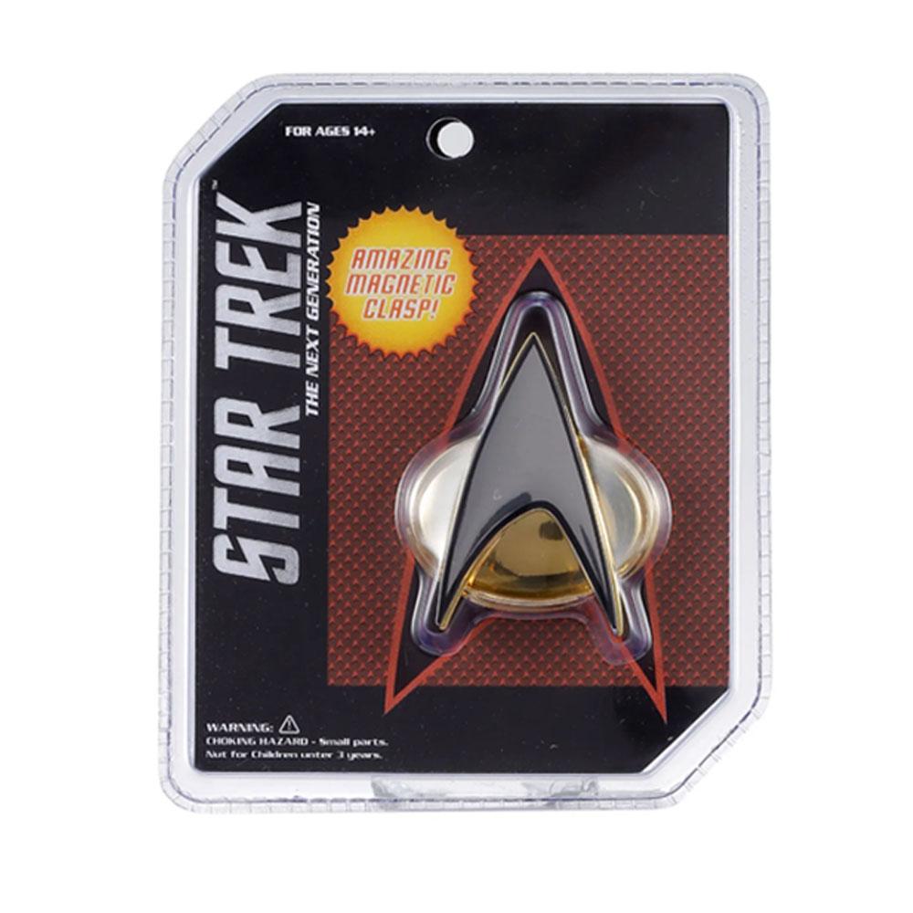 Star Trek The Next Generation Amazing Magnetic Clasp Cosplay Badge of Metal Model Figure Toy about 5cm
