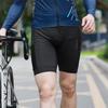 WOSAWE Men's Road Cycling Breathable Stretch Athletic Foam Padded Side Pocket Night Cycling Shorts