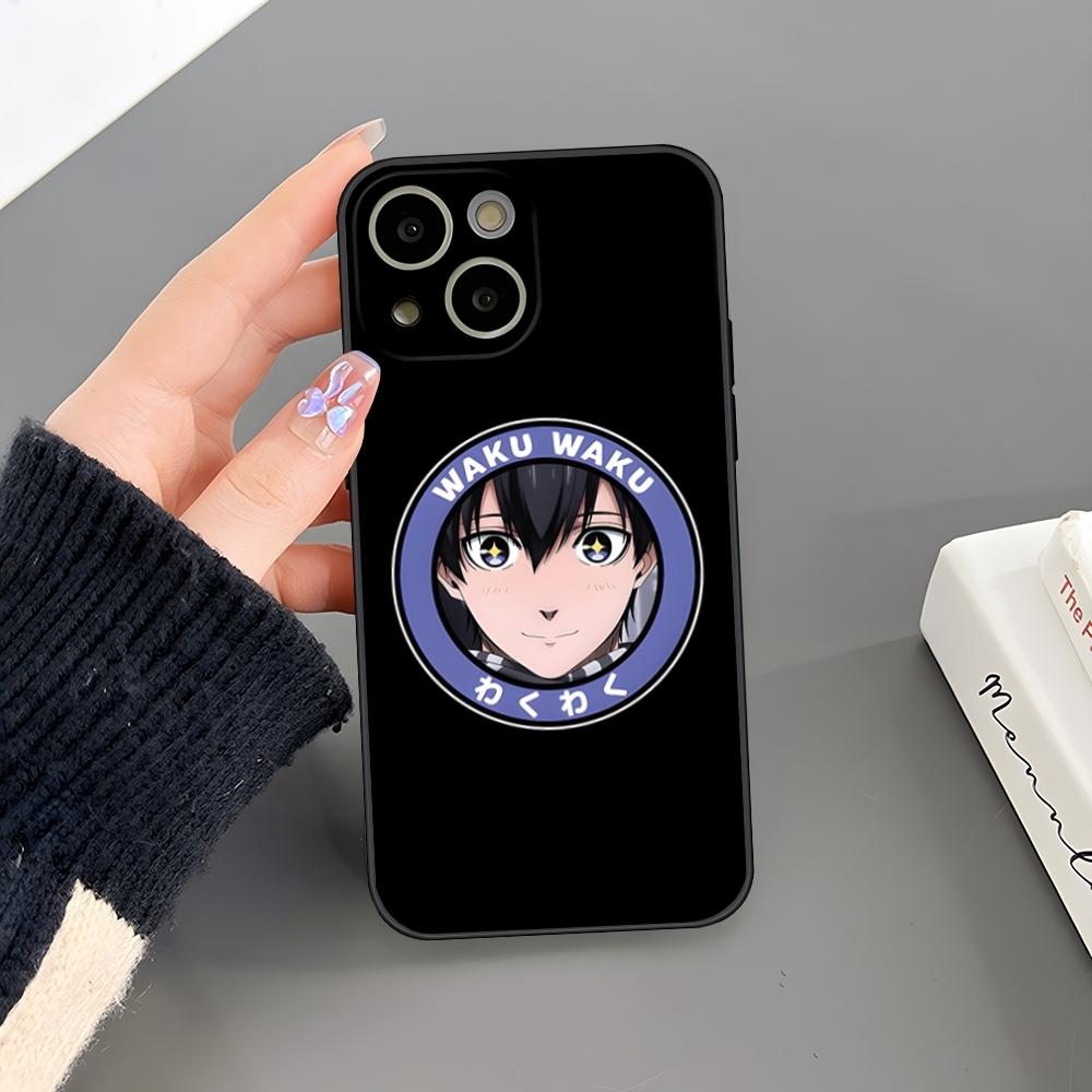 Blue Lock Anime Phone Case For Iphone 16 Plus 15 14 Pro Max 13 Mini 11 12 Xr X Xs 6 7 8 SE Plus Back Cover