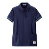 Nursery Great Buddy Side Pocket Polo Shirt, Unisex, SDGs 17, Nursing Care, Size M, Navy, 9644204A