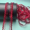 20meters/lot Elastic Colored Lace Organza Ribbon DIY Clothing Curtains Handmade Crafts Accessories Festival Gift Packaging