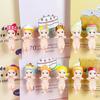 12Pcs Holding Chin Angel Doll Fruit Animal Headgear Angel Figurine PVC Cartoon Angel Figure Bookshelf Desktop Decoration Ornament