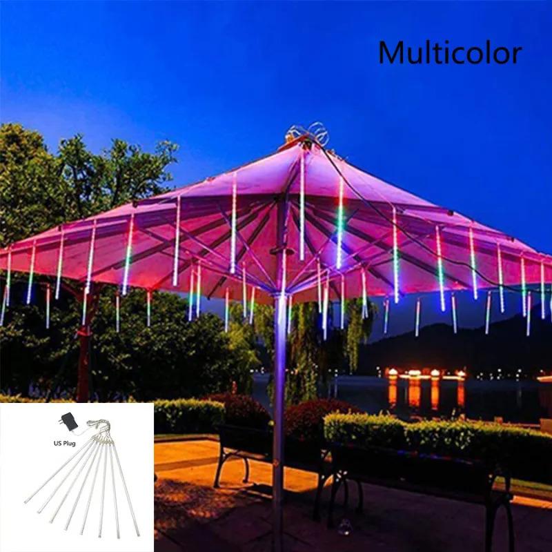 Led Lights Meteor Shower Rain Tree Outdoor String Light Garden Party