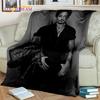 3D-Druck-Serie Johnny Depp Decke, Weiche Überwurfdecke für Zuhause Schlafzimmer Bett Sofa Picknick Reise Büro Ruheabdeckung Decke Kinder