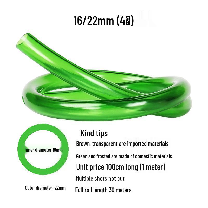 Aquarium Silicone Water Pump Hose with Filter - Inlet/Outlet for Water Change & Discharge