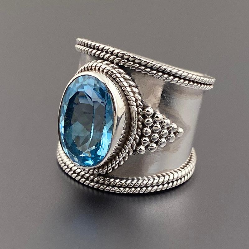 1Pc Retro Ring Exaggerated Fashion Accessories Fashion Design Ring