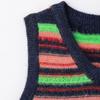 Spring 2025 Women's Slim Fit Rainbow Stripe Knitted Vest