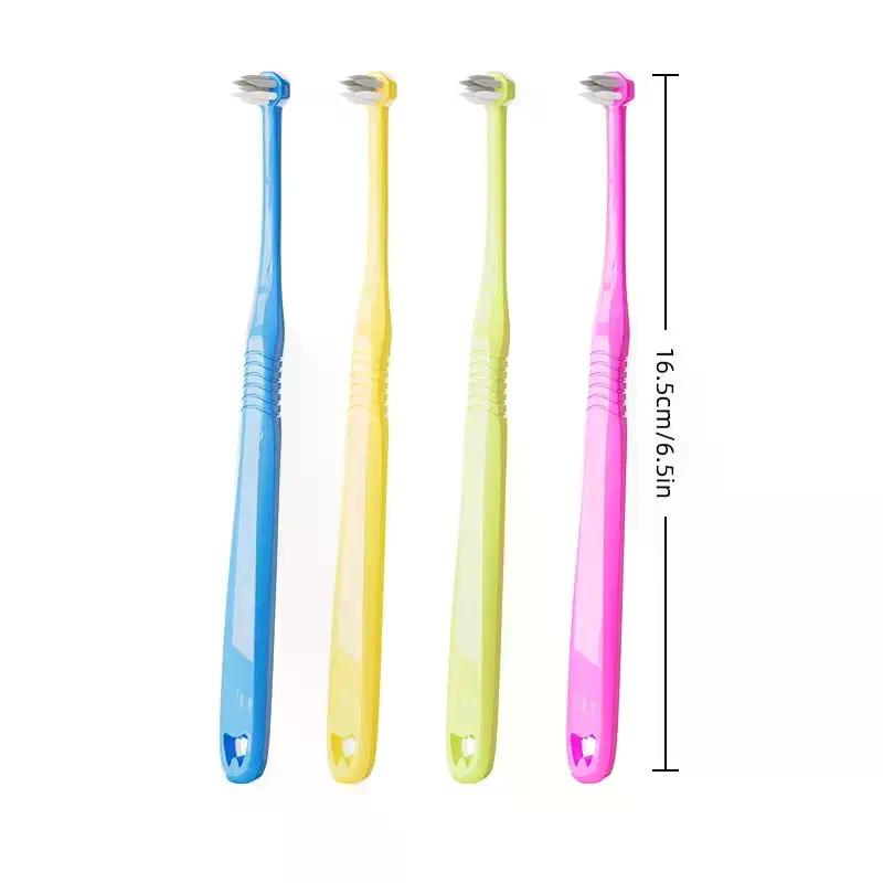1pcs Toothbrush Single-Beam Tufted Brush End Tuft Tapered Toothbrush Single Compact Interdental Interspace Brush Cleaning Tools