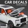 1/24 Rolls-Cullinan Alloy Car Model, with Starry Sky Roof Simulation SUV Boy Toy Car Off-road Vehicle Collection Ornament Gift