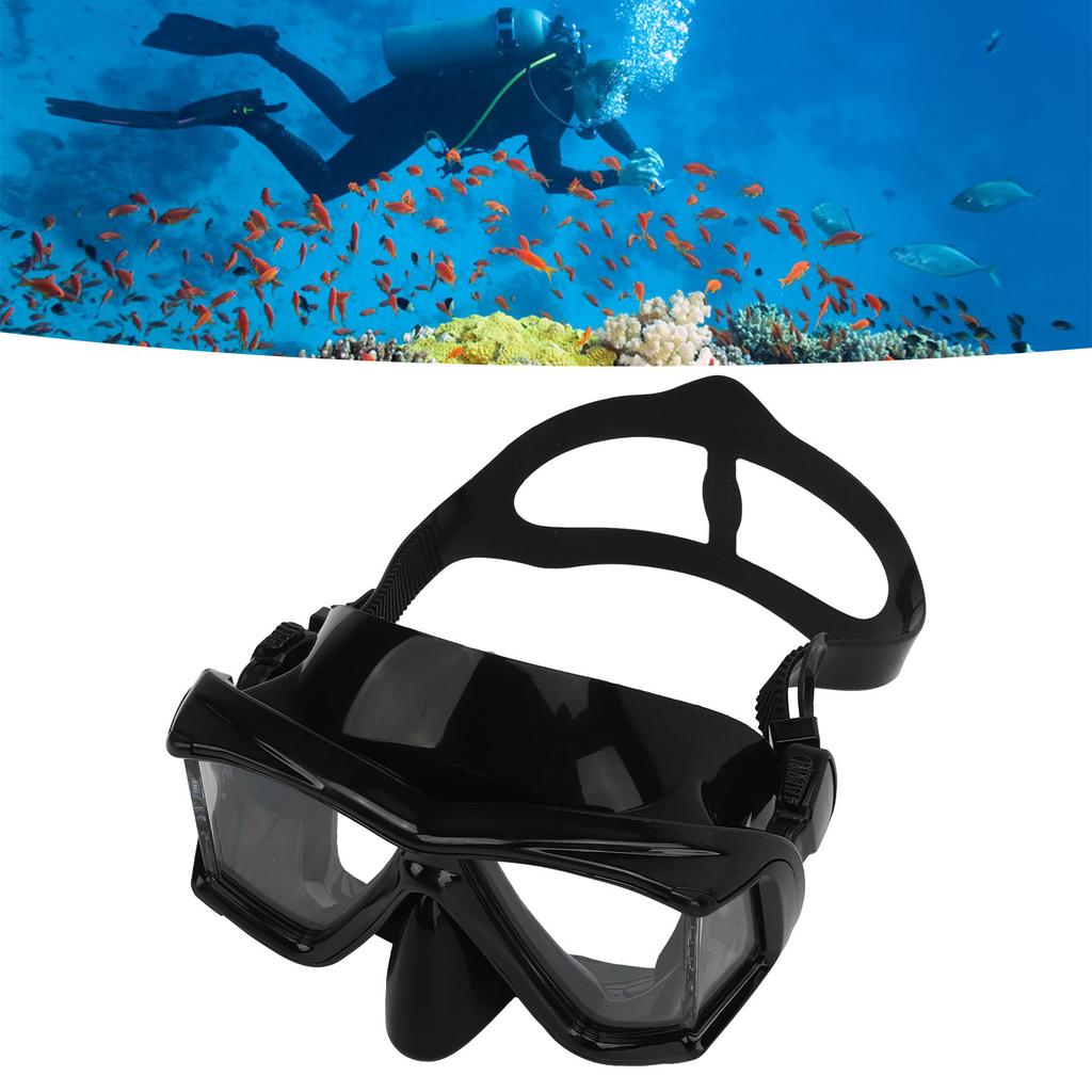 Snorkel Diving Glasses Waterproof Prevent Fog UV Tempered Glass Snorkeling Goggles for Adults Men Women