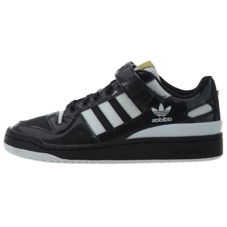 

adidas Forum Low Black Patent Мужские кроссовки Белое золото-металлик BY4155